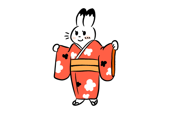 振袖のイラスト