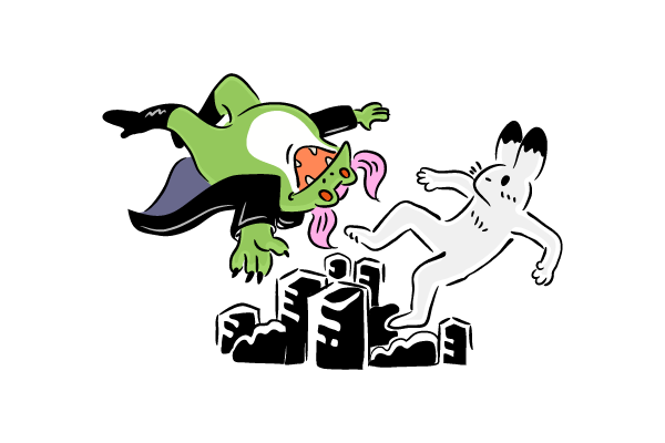 よふかしの戯画