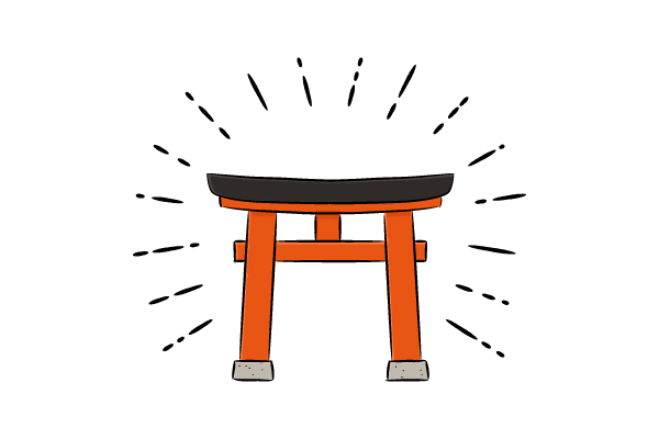 鳥居のイラスト2