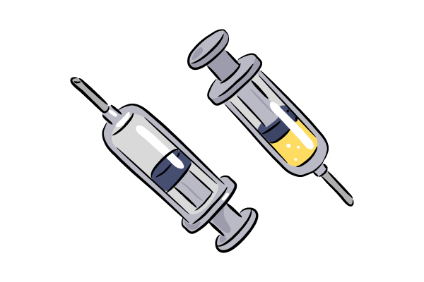 注射器のイラスト１