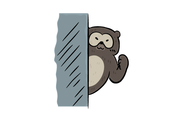 陰ながら応援してます　たぬきver