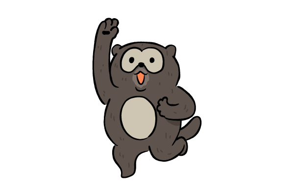 ダンシング　たぬき