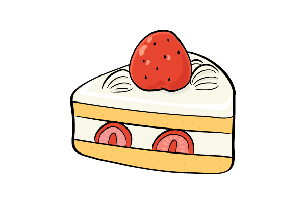 イチゴのショートケーキ