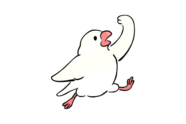 ジャンプするブンチョーさん