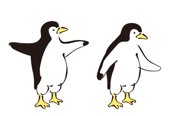 ペンギン ダ鳥獣戯画