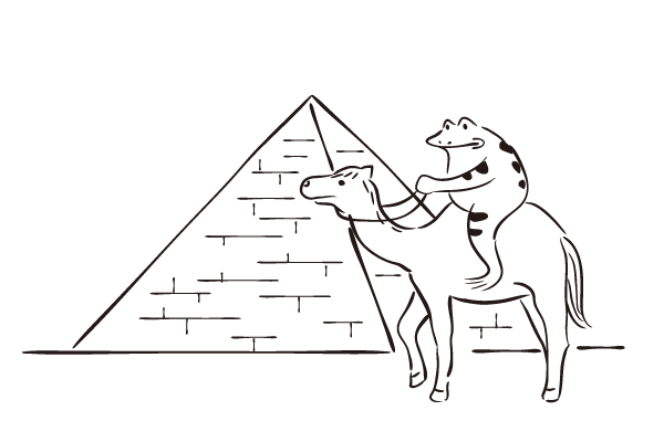ピラミッド ダ鳥獣戯画